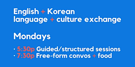 FREE IN-PERSON Korean & English Conversation/Language Exchange Calgary, YYC