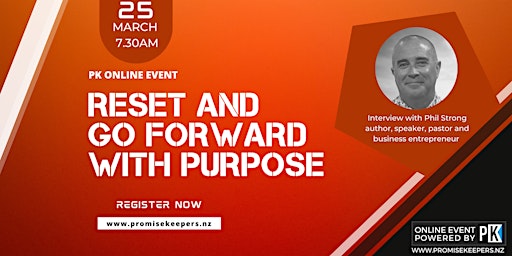 Reset and Go Forward with Purpose online event