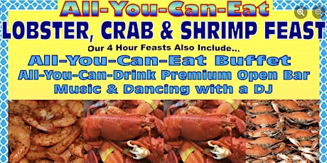 Baltimore Lobster, Shrimp & Crab Feast W/Open Bar Bus Trip 2023 - Pgh, PA