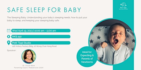 Safe Sleep For Baby Workshop | Petit Tippi primary image