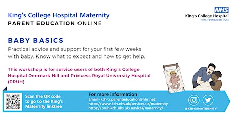 King's Maternity Antenatal Workshop: Baby Basics primary image