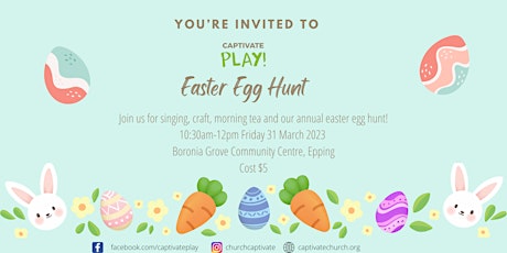 Captivate Play! Easter Egg Hunt and playgroup primary image