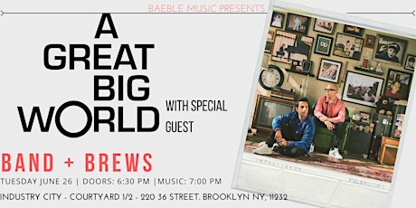 Baeble Music: Free Concert Series Featuring "A Great Big World." primary image