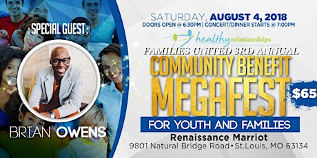 Image principale de Families United Community Benefit Megafest 2018