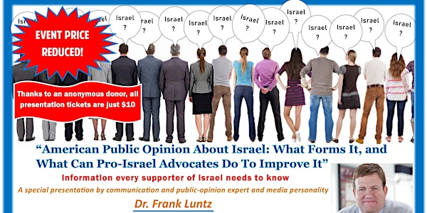 "An Evening With Frank Luntz" -- Taylor Forum