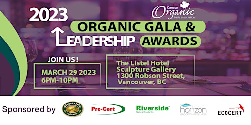 Organic Gala & Leadership Awards Dinner