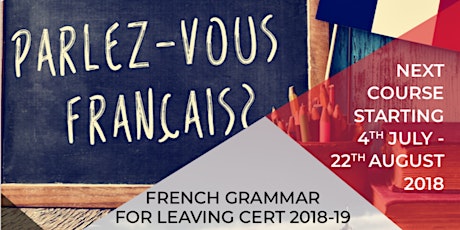 FRENCH GRAMMAR FOR LEAVING CERT 2019 primary image