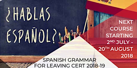 SPANISH GRAMMAR FOR LEAVING CERT 2019 primary image
