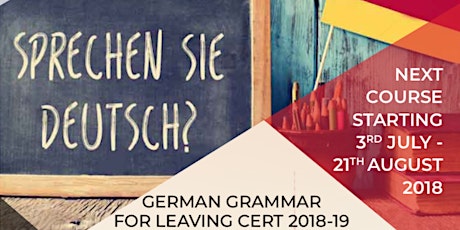 GERMAN GRAMMAR FOR LEAVING CERT 2019 primary image