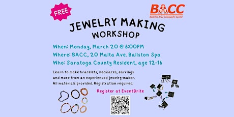 Jewelry Making Workshop primary image