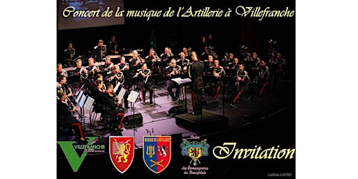 Concert de la musique de l'Artillerie à Villefranche