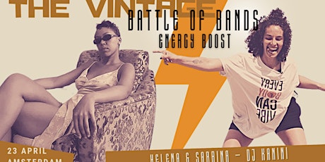 The Vintage Battle of the Bands-ENERGY BOOST Workshop & PARTY by DJ KANINI! primary image