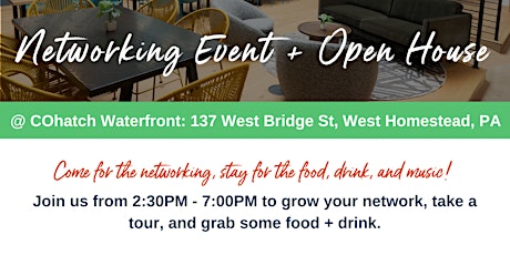 COhatch Waterfront Networking Event & Open House