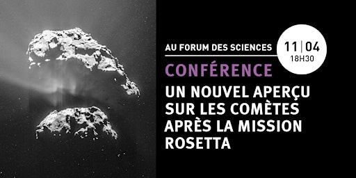 Conférence : Un nouvel aperçu sur les comètes après la mission Rosetta