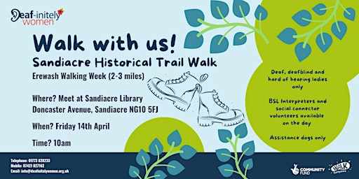 Sandiacre Historical Trail Walk - Deaf women get walking!