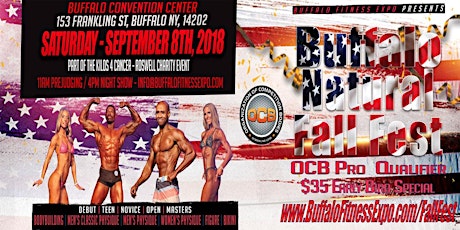 2018 - OCB Buffalo Natural Fall Fest - Bodybuilding Championships primary image