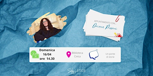 #SchioLegge2023. Oriana Picceni e il suo "Ponte di storie"