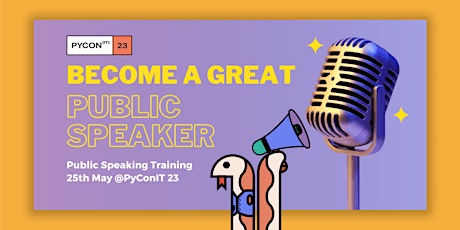 Immagine principale di Public Speaking Training - Become a great public speaker! 