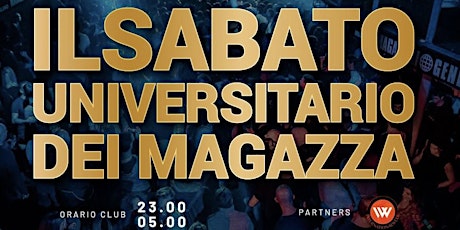 Ogni Sabato Magazzini Generali Milano - Info e Prenotazioni al  388-8945886