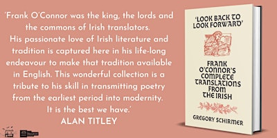 Launch: ‘Look Back to Look Forward’ Frank O’Connor’s Complete Translations
