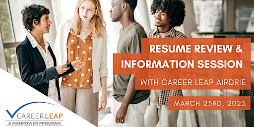 Resume Review & Info Session  with Career Leap Airdrie