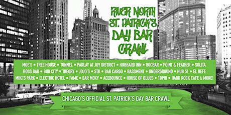 River North St. Patrick's Day Bar Crawl | 20+ Bars | $20 in Gift Cards