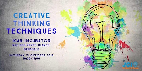 Creative Thinking Techniques (20 seats only!) primary image
