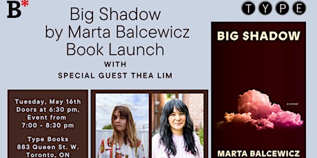 Book Launch for Big Shadow by Marta Balcewicz