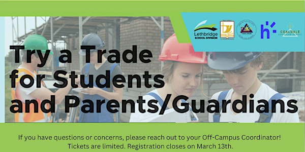 Try a Trade Student Sign Up