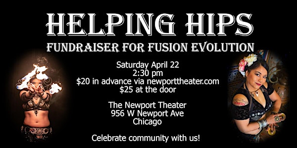 Helping Hips: A Belly Dance Fundraiser for Fusion Evolution Festival