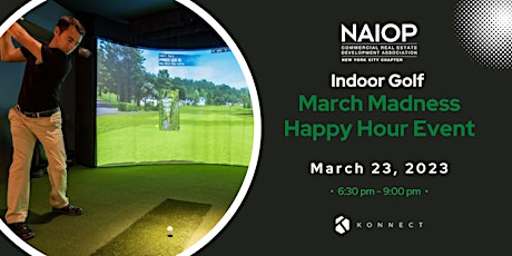 Image principale de Indoor Golf - March Madness Happy Hour Event