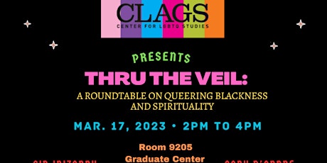 Imagem principal do evento Thru the Veil: A Roundtable on Queering Blackness and Spirituality