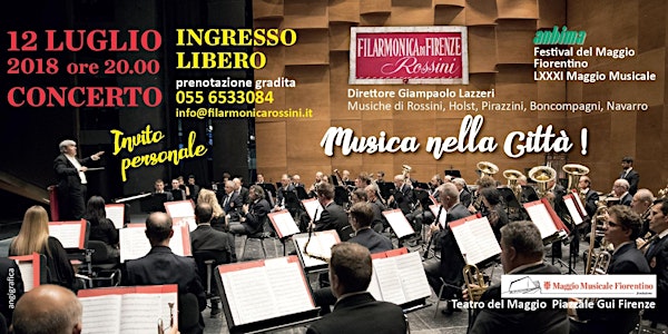 12 luglio>Musica nella Città! LA ROSSINI al Teatro del Maggio 81° Festival