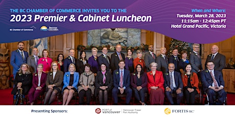 2023 Premier & Cabinet Luncheon