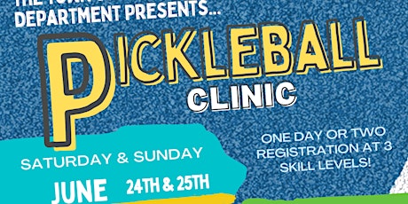 Pickleball Clinic at the Barre Town Recreation Area