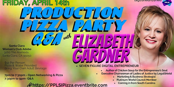 Associates Only Production Party & Q&A w/7 Figure Earner, ELIZABETH GARDNER