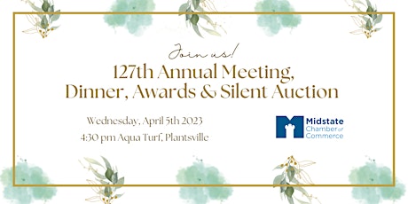 Annual Meeting, Dinner, Awards & Silent Auction