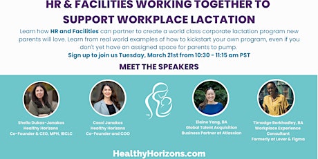HR & Facilities Working Together to Support Workplace Lactation