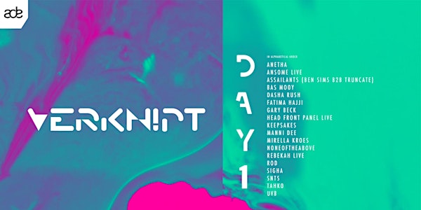 Verknipt ADE Day 1 | Techno Special