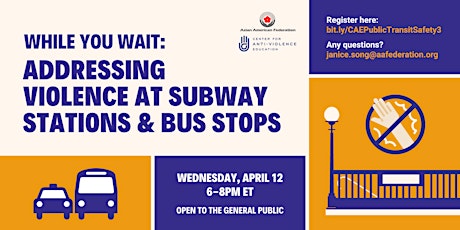Public Transit Safety: Addressing Violence at Subway Stations & Bus Stops primary image