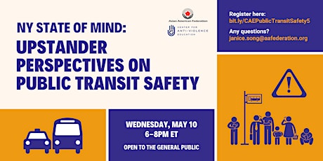 Image principale de Public Transit Safety: Upstander Perspectives on Public Transit Safety