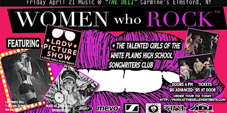 Music@THE DELI: WOMEN WHO ROCK NIGHT  Lady Picture Show + WPHS Songwriters