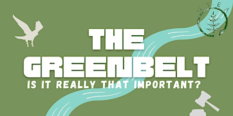 UTEA Event - The Greenbelt: Is it really that important?