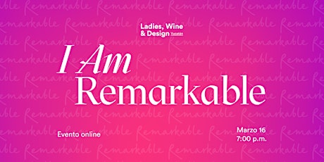 Imagen principal de Taller en línea: I am Remarkable