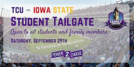 TCU Family Weekend Tailgate primary image