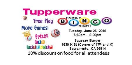 Tupperware Family Bingo Night 26 Jun 18 Tupperware Family Bingo Night 26 Jun 18