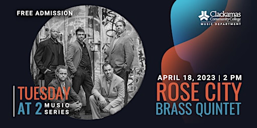 Imagen principal de Tuesday at 2: Rose City Brass Quintet