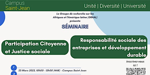 Séminaire Hybride du GRAAL - Campus Saint Jean CSJ