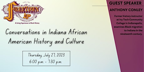 Image principale de Conversations In Indiana African American History and Culture