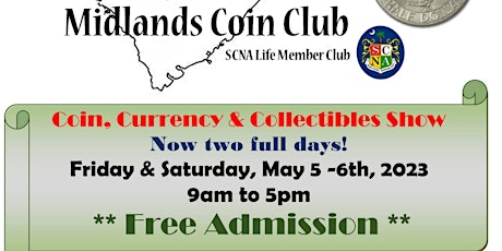 Midlands Coin Club - Spring Coin & Currency Show